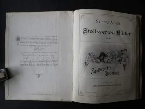 STOLLWERCK Sammelbilderalbum Nr. 2 Jugendstil Art Nouveau Album 1898 in guter