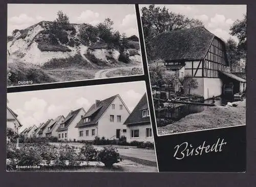 Ansichtskarte Bustedt Kreis Herford NRW Ansichten Rosenstrasse Mühle Doberg ca.
