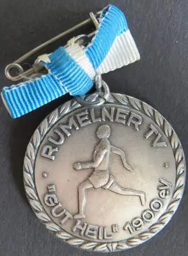 Sport Laufen Medaille 1. Intern. Niederrhein Volkslauf 1968 Rumeln Kaldenhausen