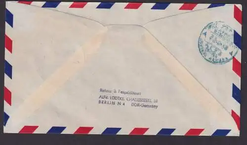 Äthiopien Flugpost Brief Air Mail Ethopian Airlines Erstflug Frankfurt Asmara