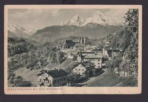 Berchdesgaden Bayern Deutsches Reich Drittes Reich Ansichtskarte SST Altstoff