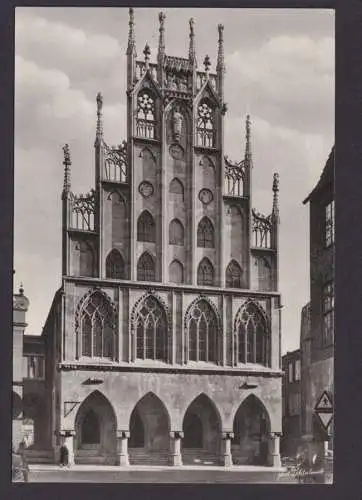 Ansichtskarte Münster Westfalen Rathaus