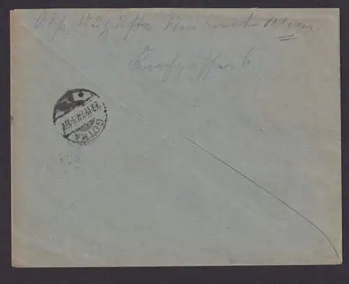 Deutsches Reich r Brief EF Reichsadler 360 Wölfis nach Goth 26.11.1924