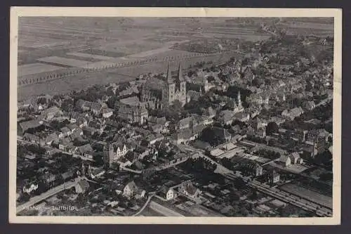 Deutsches Reich Ansichtskarte Xanten Luftbild SST Die schöne alte Siegfriedstadt