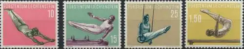 Liechtenstein 353-356 Sport IV. Ausgabe 1957 Luxus postfrisch MNH KatWert 60,00