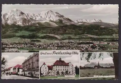 Ansichtskarte Freilassing Bayern Oberbayern Staufen Zwiesel Untersberg