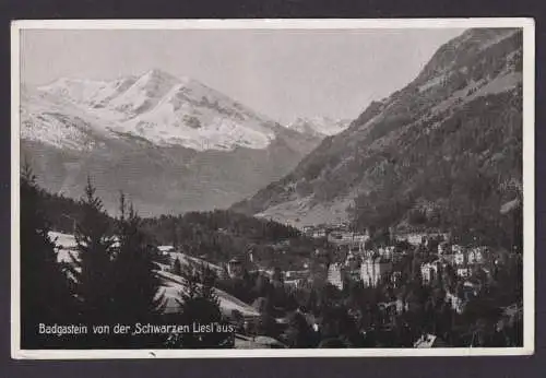 Ansichtskarte Badgastein Österreich Totalansicht Gebirge n. Hermannsdorf