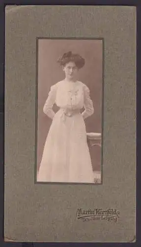 Ansichtskarte Junge Dame Alte Fotoplatte um 1910