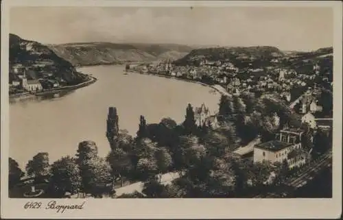Ansichtskarte Foto Boppard Panorama Rhein