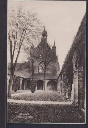 Ansichtskarte Stralsund Mecklenburg Vorpommern Johannis Kloster