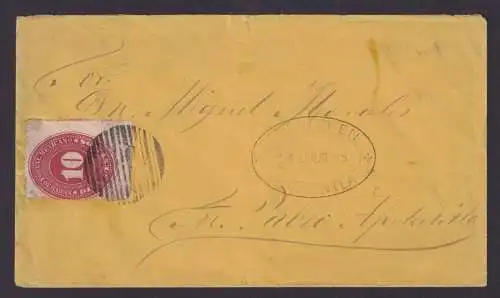 Huamantla Mexico Franco Brief EF 160 30.7.1888