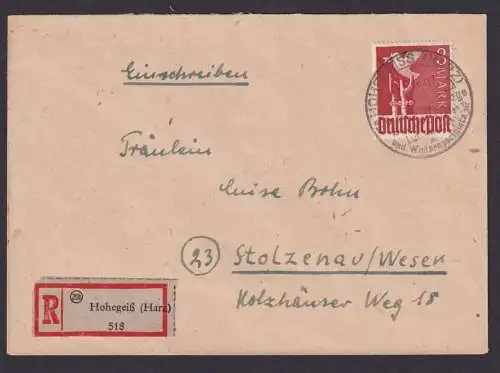 All. Besetzung R Brief 3 Mark Taube SST Hohegeiß Harz Niedersachsen Stolzenau