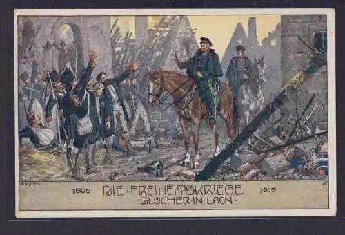 Ansichtskarte Österreich Deutsche Böhmen Künstler Die Freiheitskriege 1806-1815