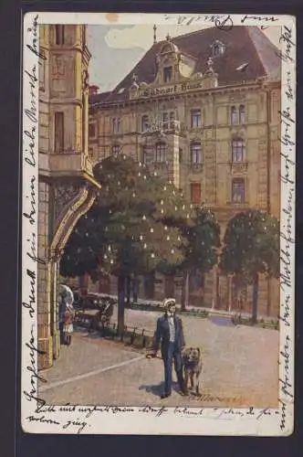 Ansichtskarte Südmark Haus Österreich Böhmen Deutschland Künstlerkarte Sign.