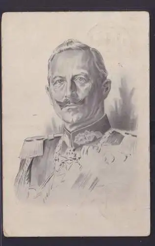 Ansichtskarte ab Braunschweig Kaiser Wilhelm II Künstlerkarte