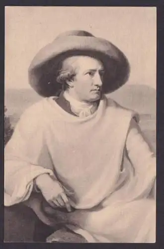 Bizone Ansichtskarte Motiv J.W. von Goethe Dichter SST 200 Jahre Frankfurt Main
