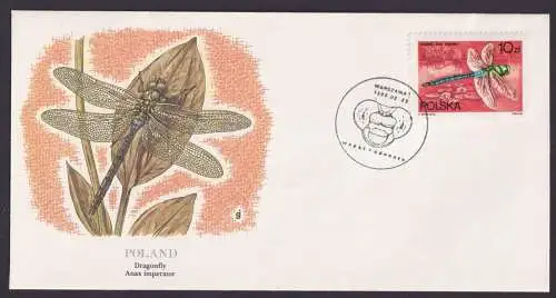 Polen Poland Fauna Libellen schöner Künstler Brief