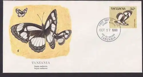 Tanzania Tansania Ostafrika Fauna Gleiter Segler Schmetterling schöner Künstler Brief