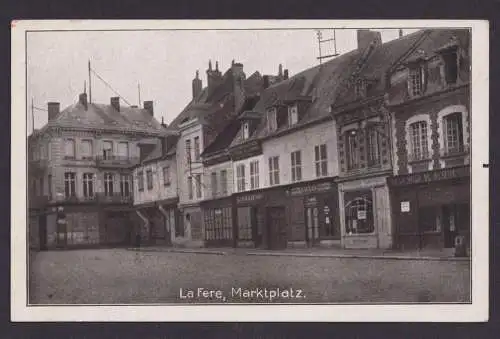 La Fere Ansichtskarte Frankreich Marktplatz Colnrade Niedersachsen