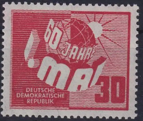 Briefmarke DDR 250 1. Mai Tag der Arbeit Luxus postfrisch MNH Kat.-Wert 20,00