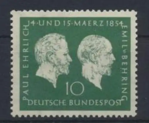 Bund Ehrlich Nobelpreis 197 Luxus postfrisch MNH Kat.-Wert 12,00