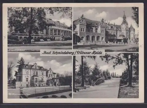 Ansichtskarte Bad Schmiedeberg Kurhaus Kurpark Moorsanatorium Eisenmoorbad