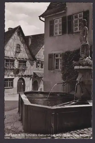 Ansichtskarte Marbach am Neckar Baden Württemberg Schillers Geburtshaus Wilder