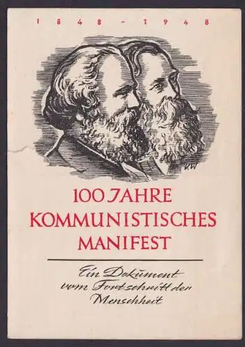 Leipzig Sozialistische Einheitspartei Kommunistisches Manifest Marx & Engels