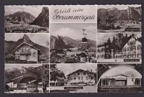 Ansichtskarte Oberammergau Passionsspielort Labergebirge Laberbahn Kofel