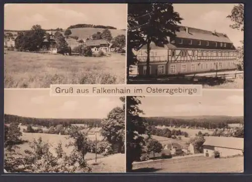 Ansichtskarte Falkenhain Erzgebirge Sachsen Ferienhein Kulturhaus ab