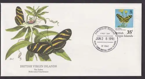 Britische Virgin Inseln Fauna Heliconius Schmetterling l Künstler Brief