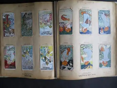 STOLLWERCK Sammelbilderalbum Nr. 2 Jugendstil Art Nouveau Album 1898 in guter
