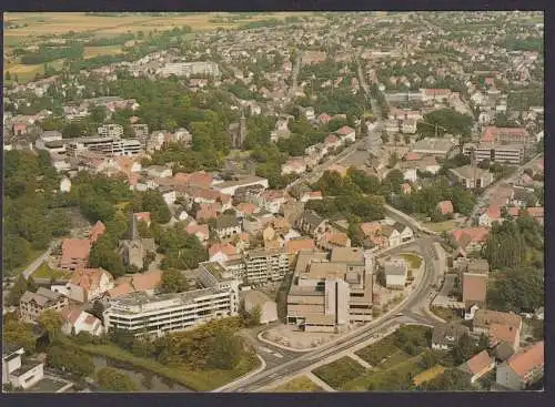Ansichtskarte Bünde Westfalen Luftbild ca. 1979 Krapohl Verlag Grevenbroich