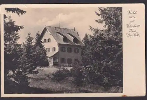 Rachel Spiegelau Bayern Ansichtskarte Deutsches Reich Waldschmidt Haus