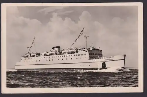Schiffspost Ansichtskarte Bundespost Fährschiff Theodor Heuss Schiffe