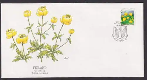 Finnland Flora Pflanze Trollblume schöner Künstler Brief