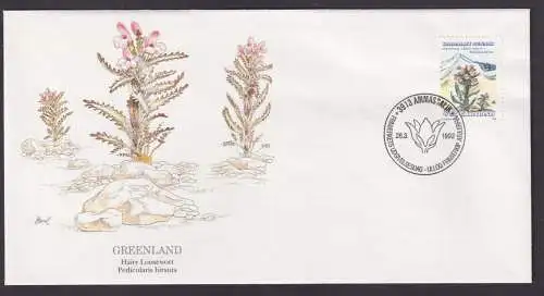 Grönland Dänemark Insel Nordpolarmeer Flora Pflanze Läusekraut schöner Brief