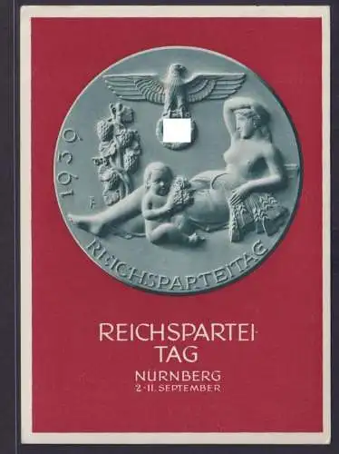 Briefmarken Deutsches Reich Propaganda Ganzsache Reichsparteitag des Friedens