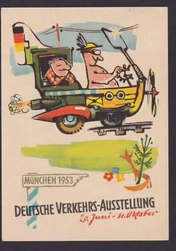 Bundesrepublik 167 München Verkehrs Ausstellung auf guter Künstler Anlasskarte