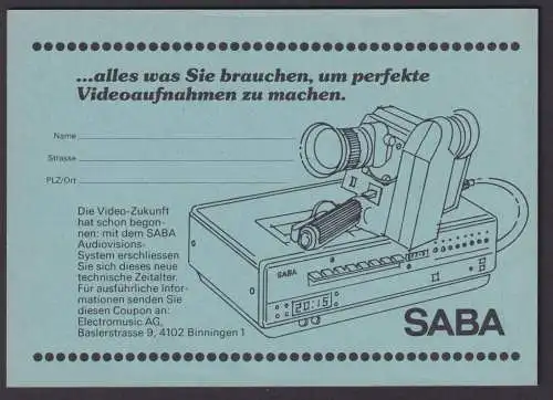 Schweiz Ganzsachen Heft 5 Stück Reklame Zumstein Lindner Philatelie Saba