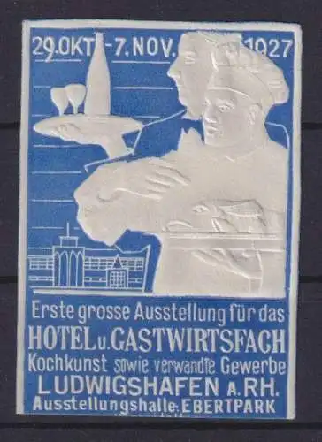 Jugendstil Art Nouveau Künstler Vignette Ludwigshafen Hotel + Gastwirtschaft