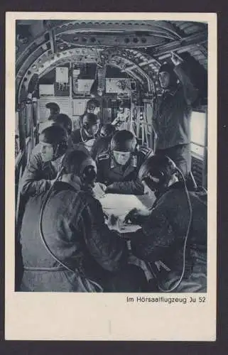 Ansichtskarte Militaria Flugpost Flugzeug Junkers Ju 52 Weltkrieg Tante Ju
