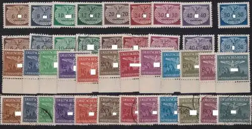 Briefmarken Besetzung Generalgouvernement Dienst 16-36 postfrisch + gestempelt