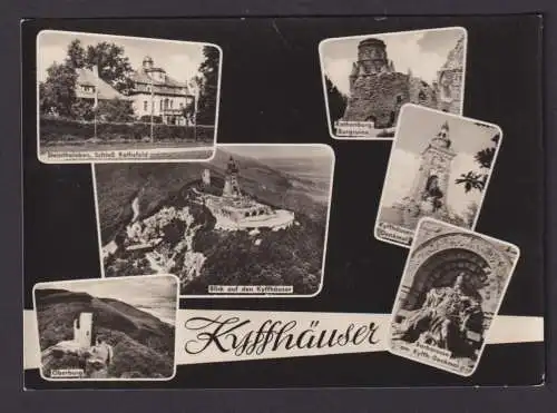 Ansichtskarte Kyffhäuser Thüringen Schloß Rathsfeld Burgruine Rothenburg n.
