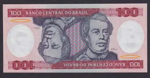 Banknoten Geldscheine Brasilien Südamerika 100 Cruzeiro unc.