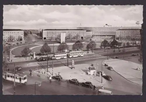 Flugpost Ansichtskarte Flughafen Berlin Tempelhof Platz der Luftbrücke Denkmal