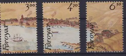 Briefmarken Dänemark Färöer 139-141 Einzelmarken Block 2 Philatelie Luxus 9,00