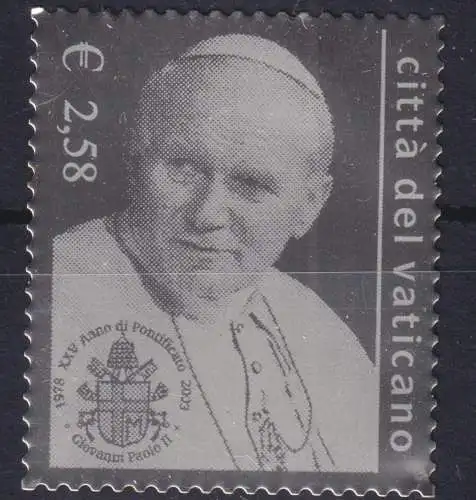 Vatikan 1428 Papst Johannes Paul II. versilbert Silberfolie