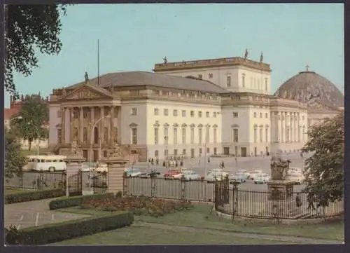 Ansichtskarte Berlin Autos Automobil Oldtimer Staatsoper