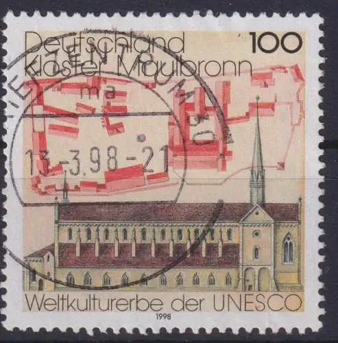 Briefmarken Bund Plattenfehler 1966 I UNESCO sauber gestempelt Kat.-Wert 20,00